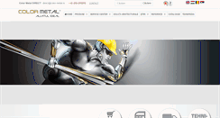 Desktop Screenshot of color-metal.ro